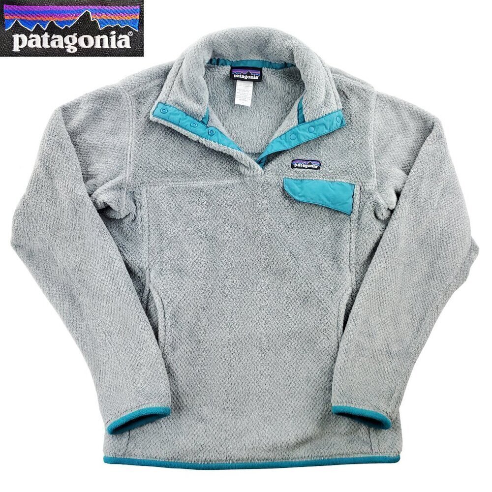 Patagonia Re-Tool Snap-T Pullover Fleece Kangaroo Pouch 25442 Women's Medium